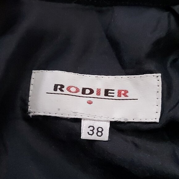 classic VINTAGE NAVY 100% WOOL HIGH-WAISTED SKIRT - Picture 5 of 7